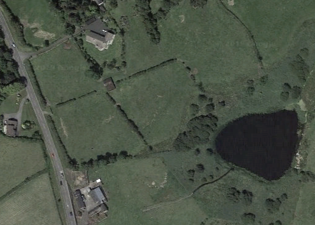 The Black Barn, Ballynahinch - Aerial photograph