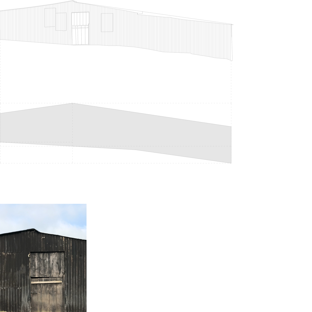 The Black Barn, Ballynahinch - Elevational Analysis and detail of door